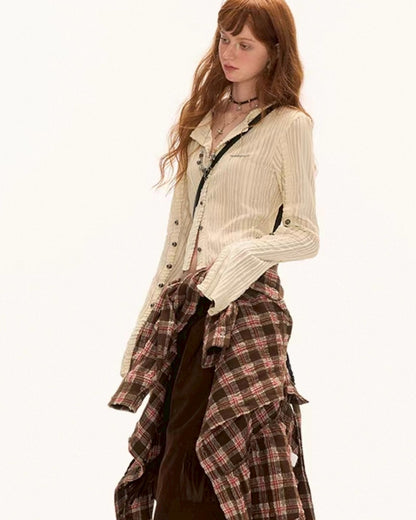 ボタンカーディガン