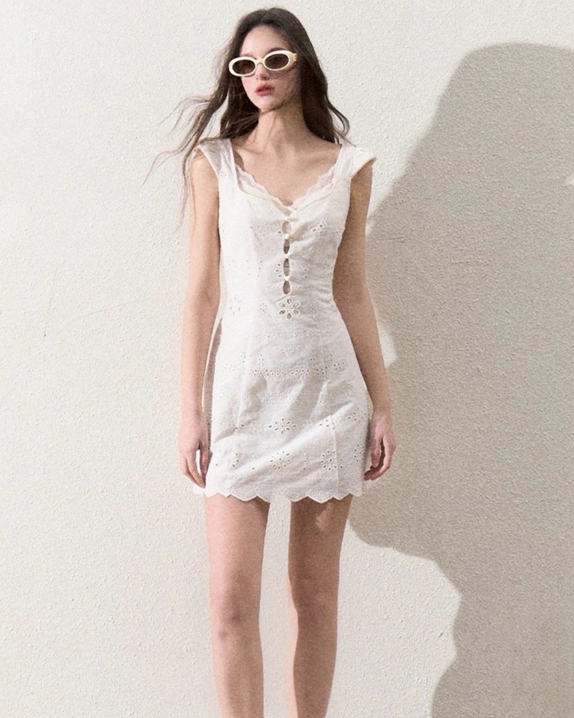 White lace dress short or long