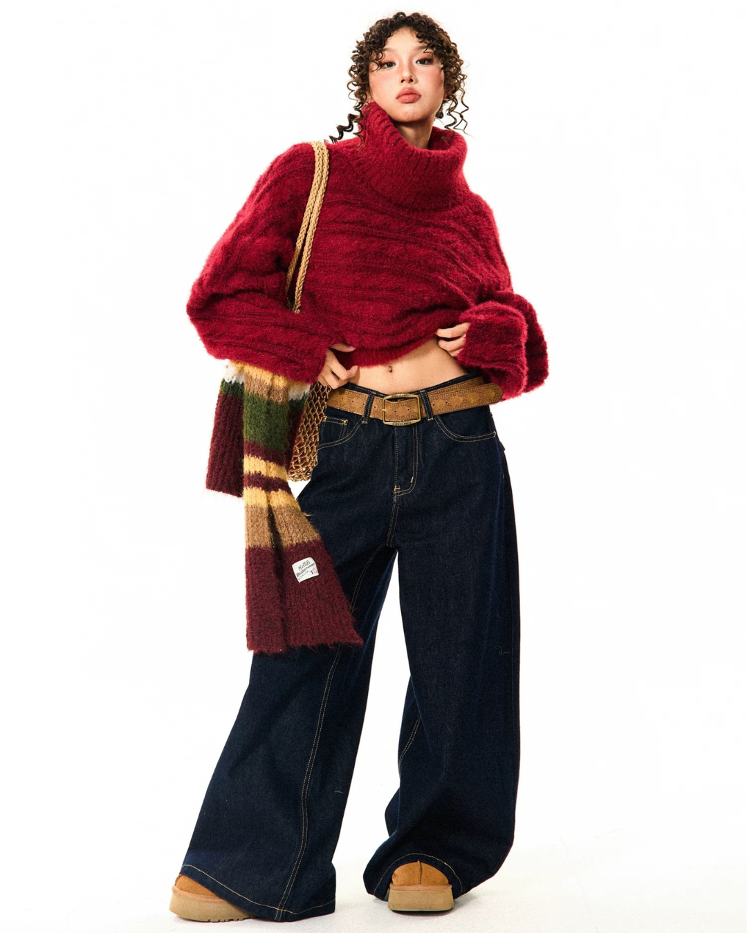 00 off-shoulder knit