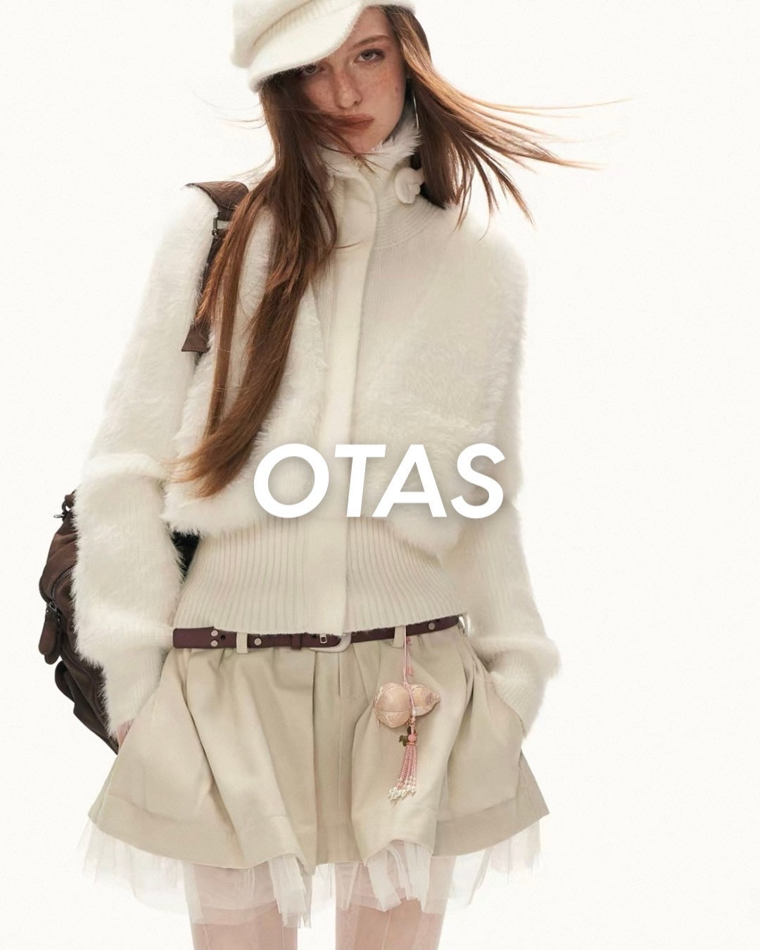 ふんわりリブニットジャケット