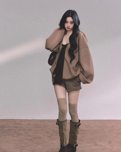 ワッフルパーカー