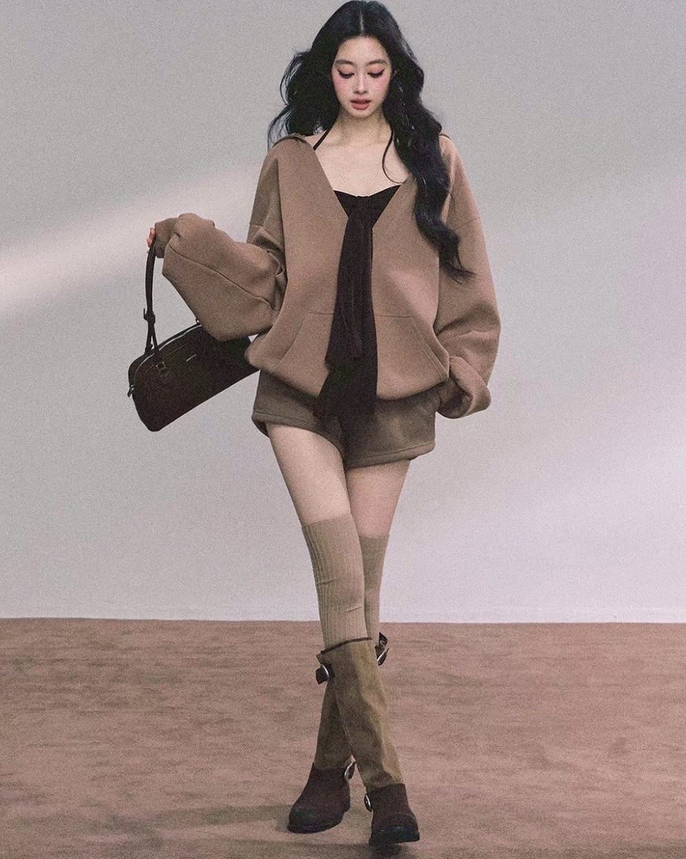 ワッフルパーカー