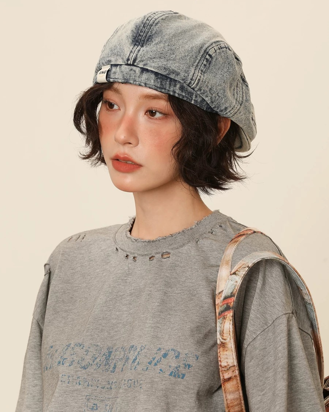 00 denim hat