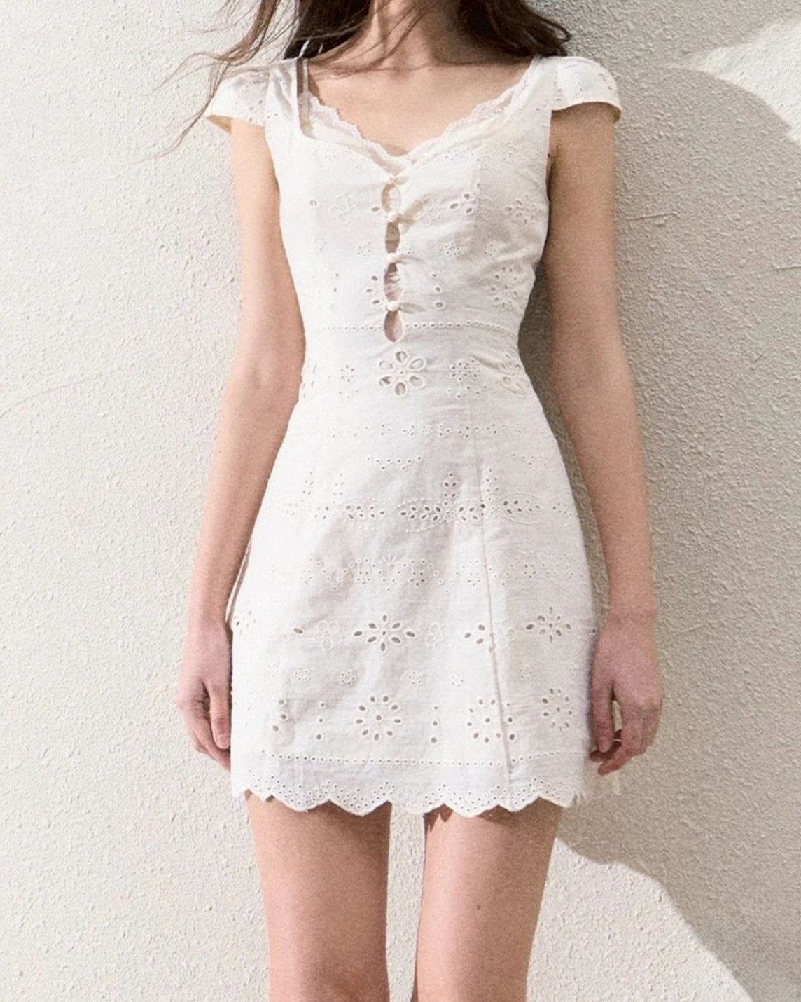 White lace dress short or long