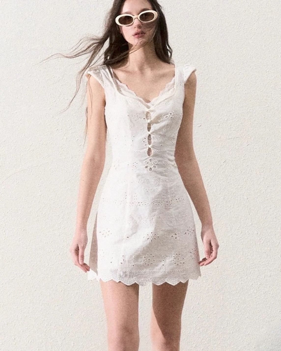 White lace dress short or long