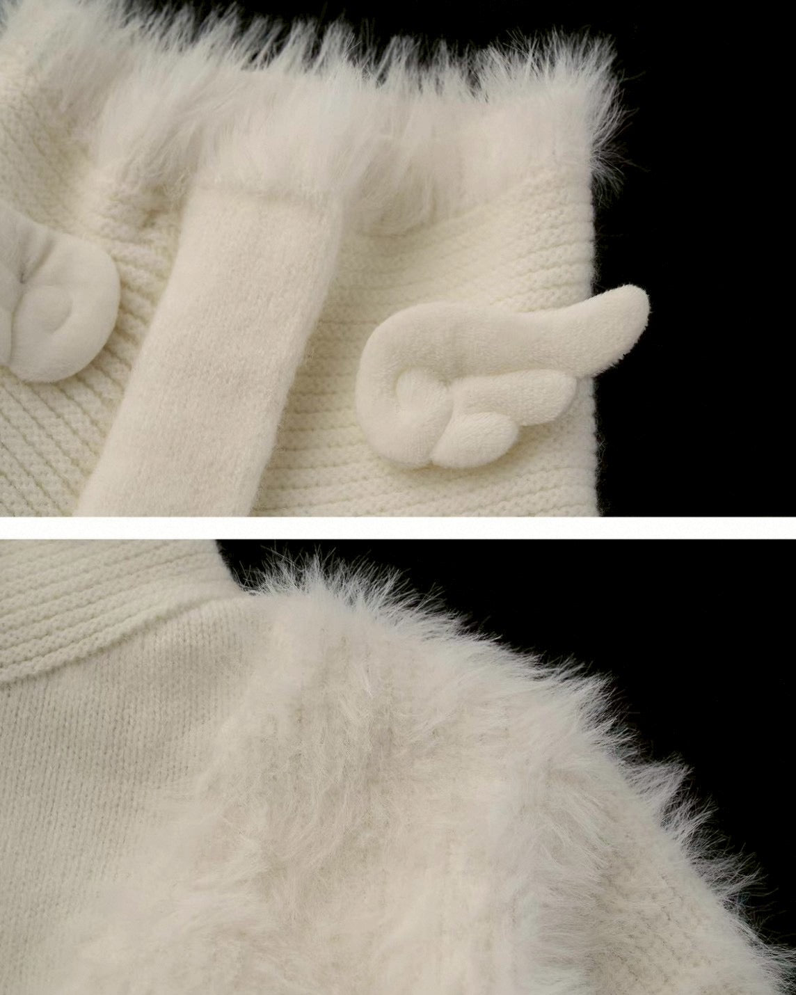 ふんわりリブニットジャケット