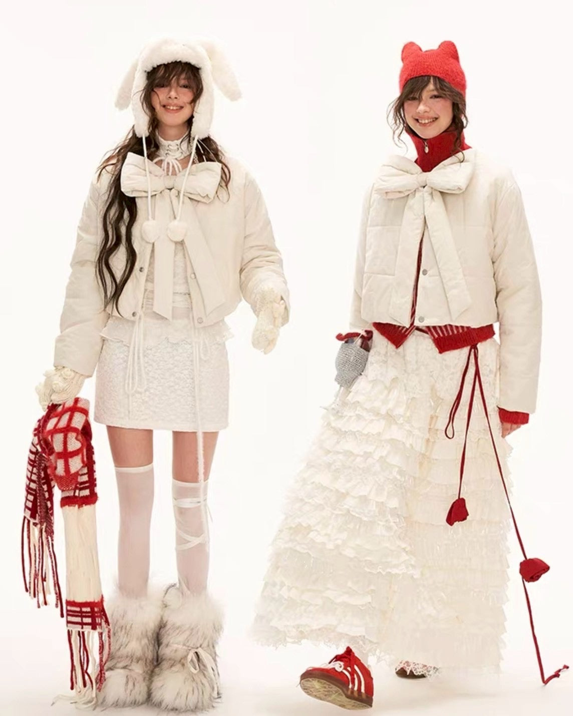 リボンショートアウター