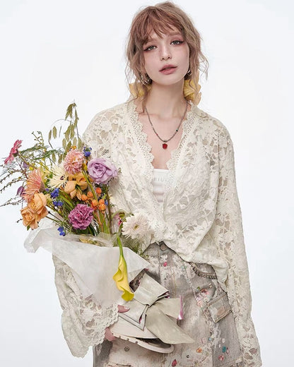 lace cardigan