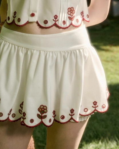 Märchen short tops & skirt