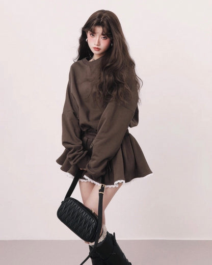 ウエストリボンミニワンピース