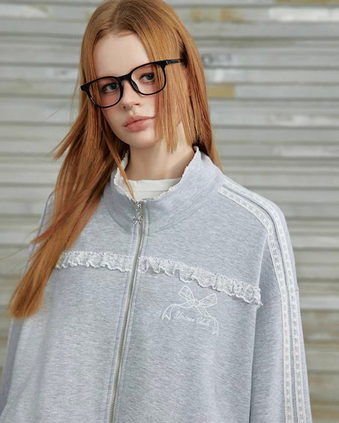 スウェットフリルセットアップ