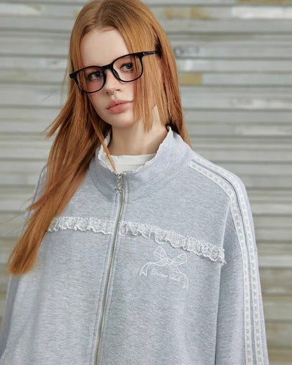 スウェットフリルセットアップ