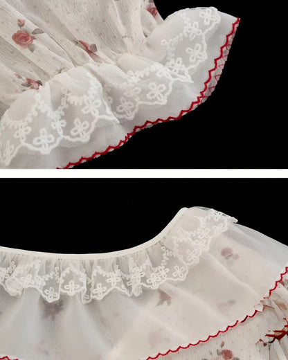 Petite Rose Sheer Top