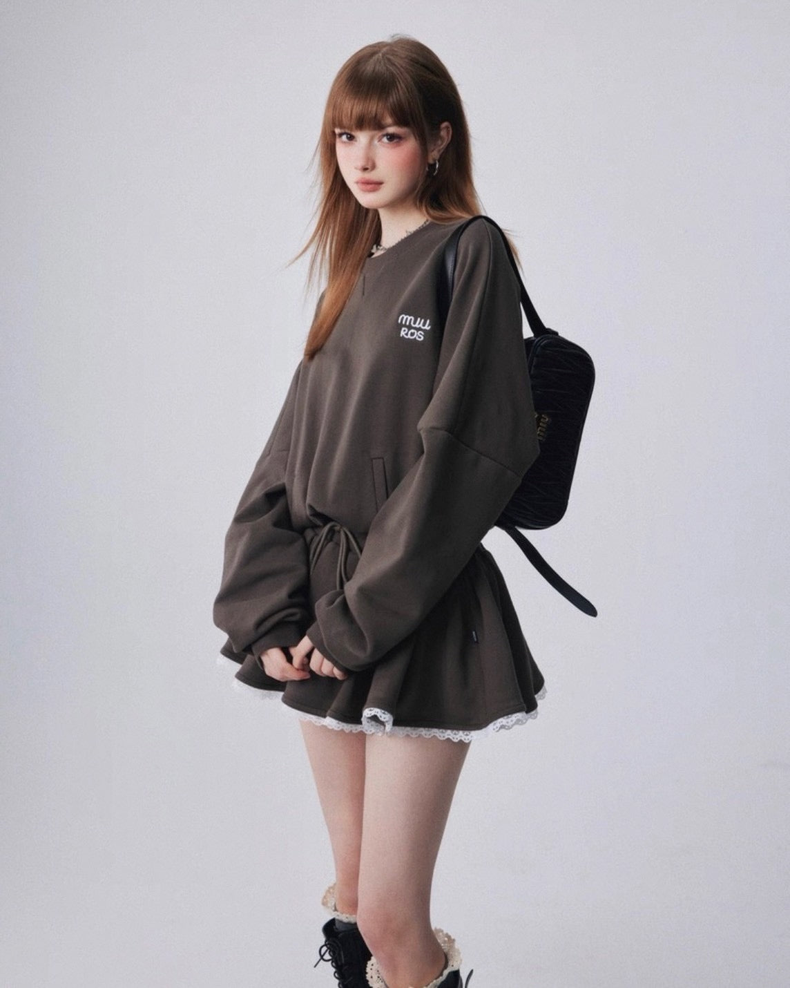 ウエストリボンミニワンピース