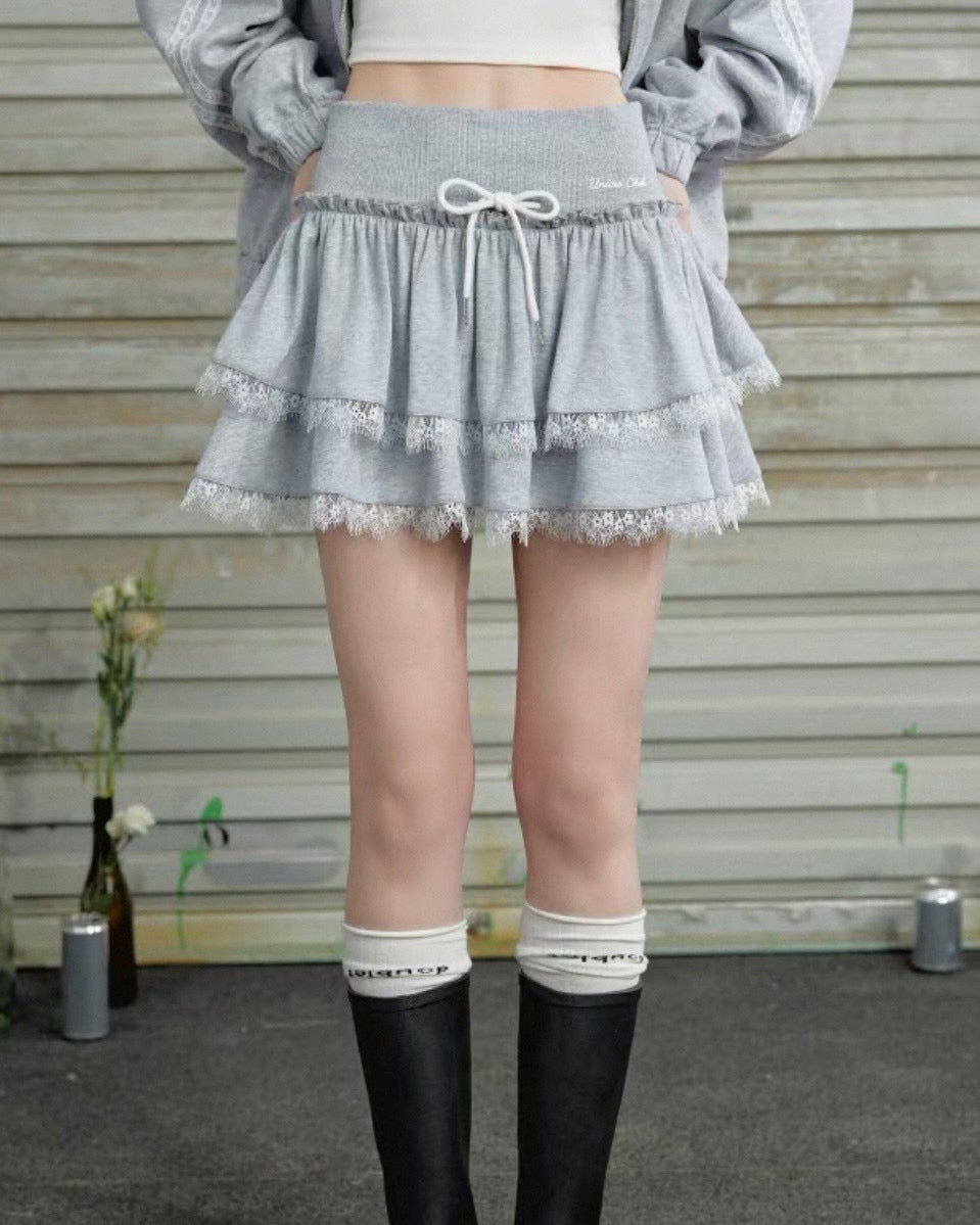 スウェットフリルセットアップ