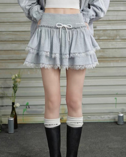 スウェットフリルセットアップ