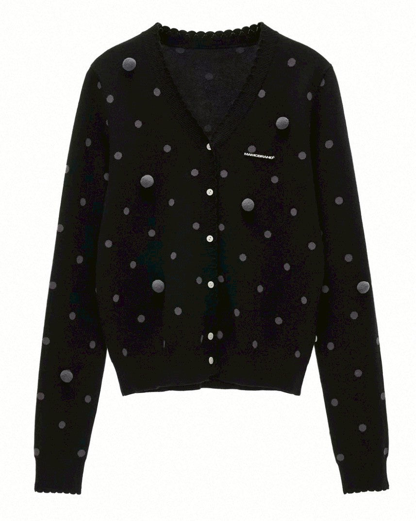 dot cardigan