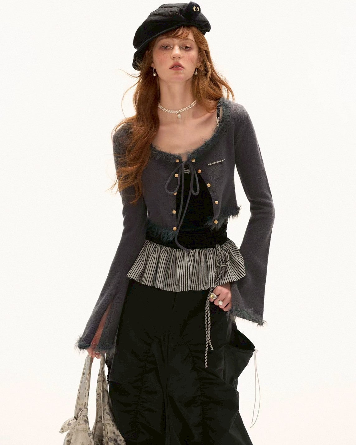 short string cardigan