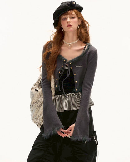 velours frill camisole