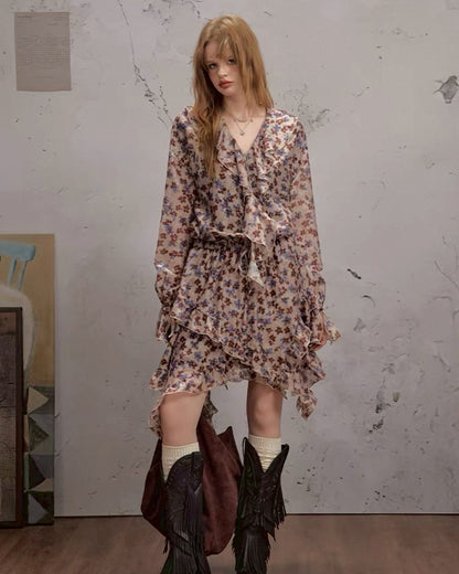 flower shirt onepiece