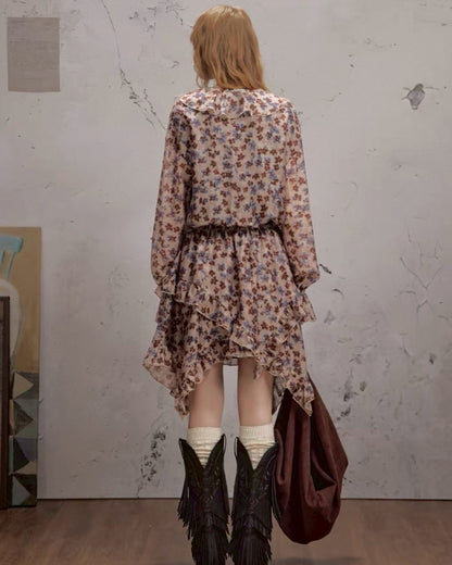 flower shirt onepiece