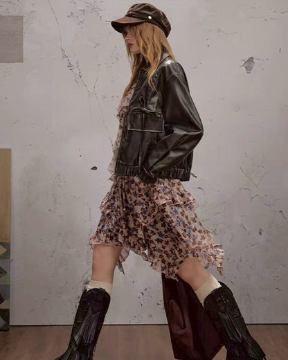 flower shirt onepiece