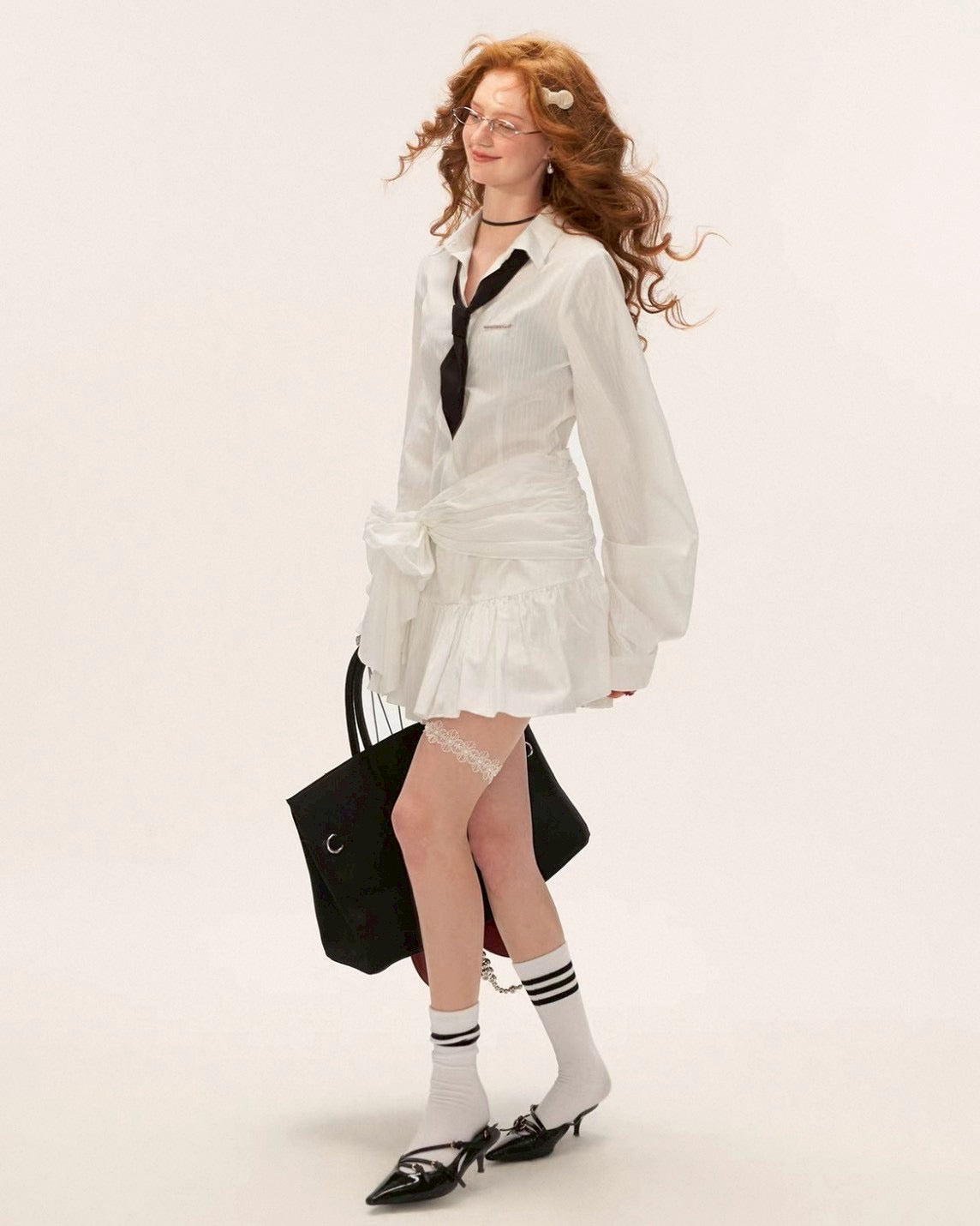 frill skirt shirt onepiece