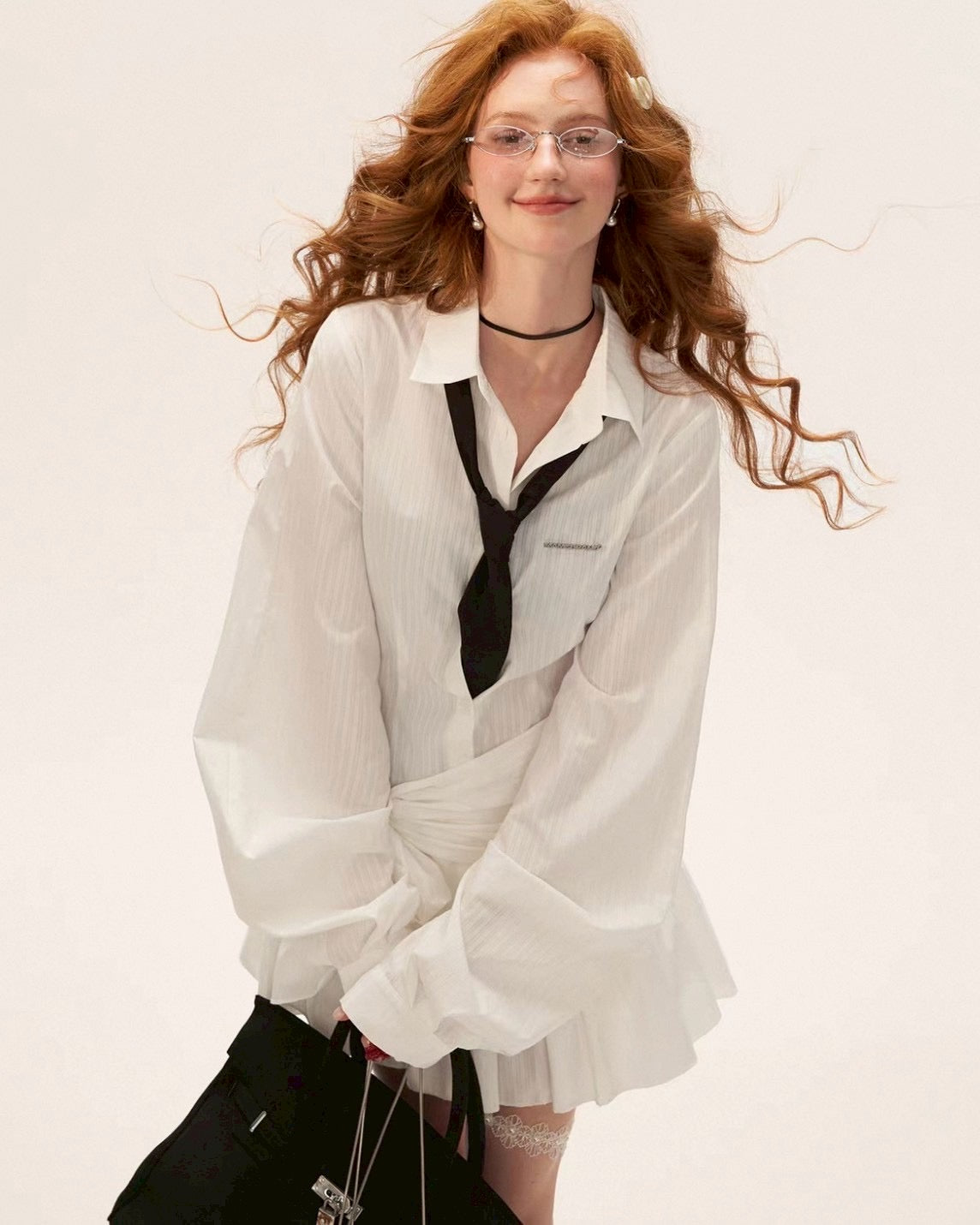 frill skirt shirt onepiece