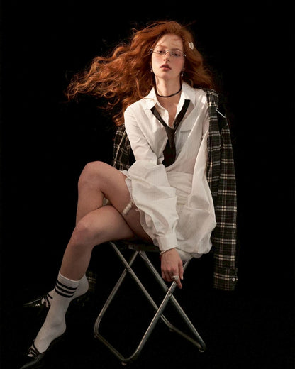 frill skirt shirt onepiece