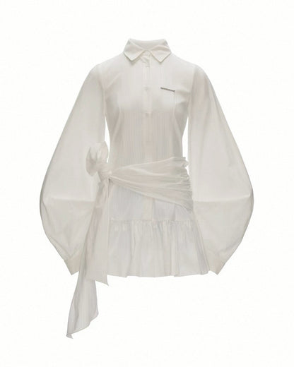 frill skirt shirt onepiece