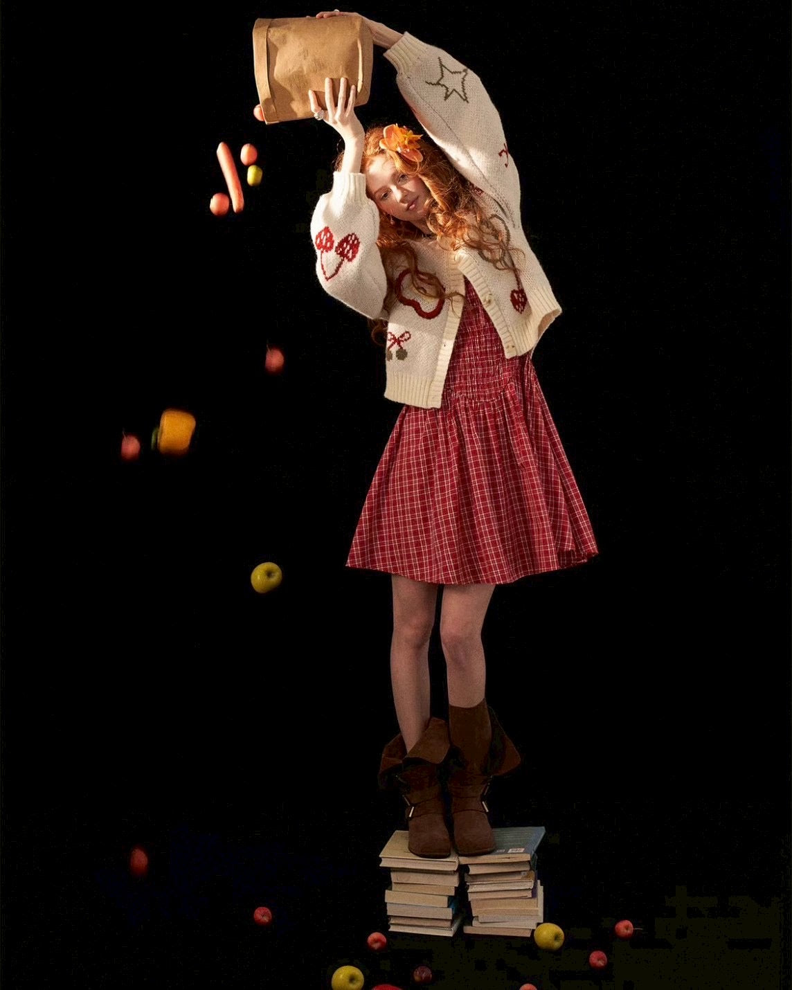 shoulder ribbon onepiece