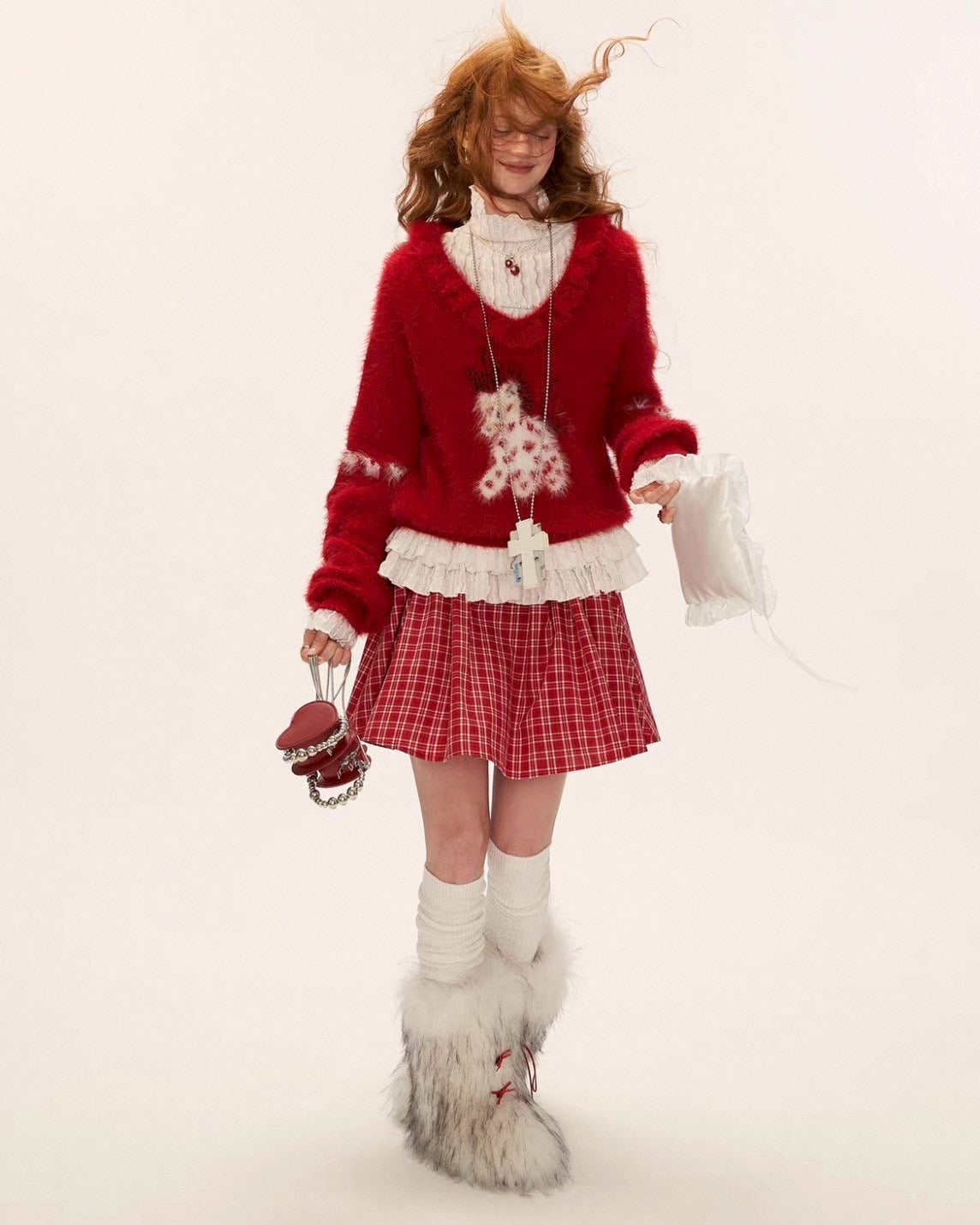 shoulder ribbon onepiece