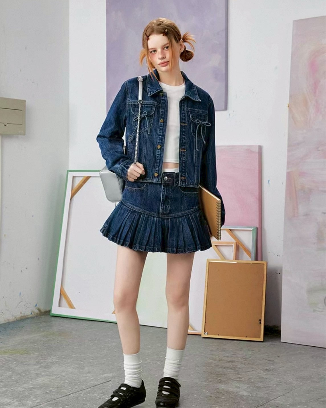 デニムセットアップ