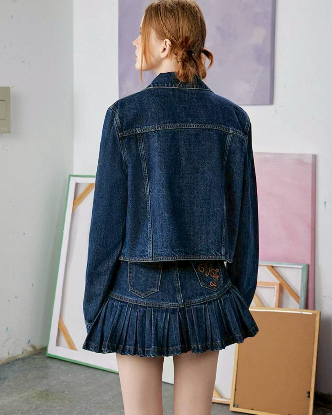 デニムセットアップ