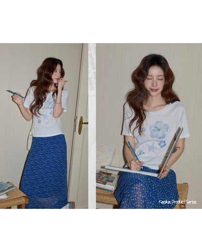 Blue marine T-shirt