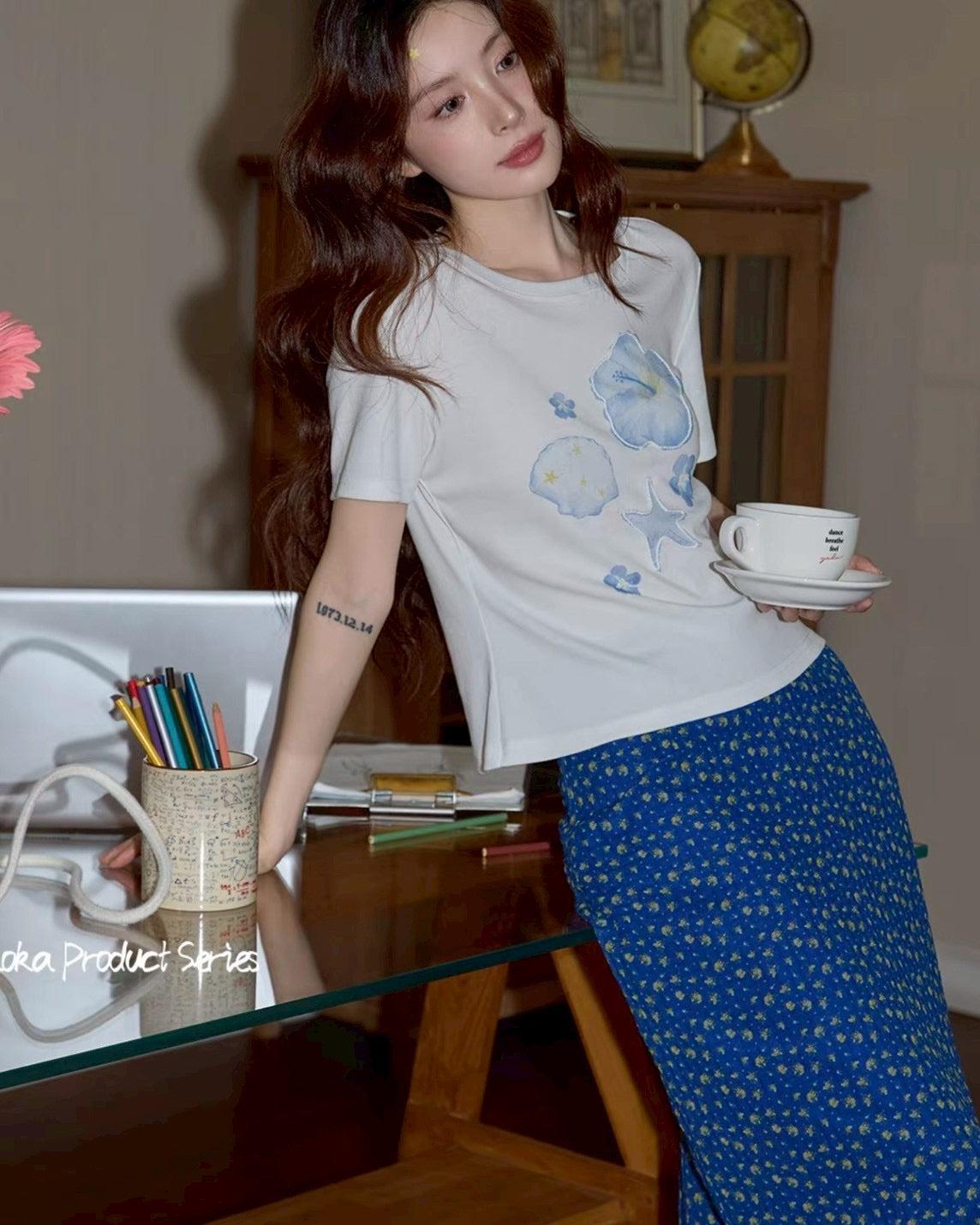 Blue marine T-shirt