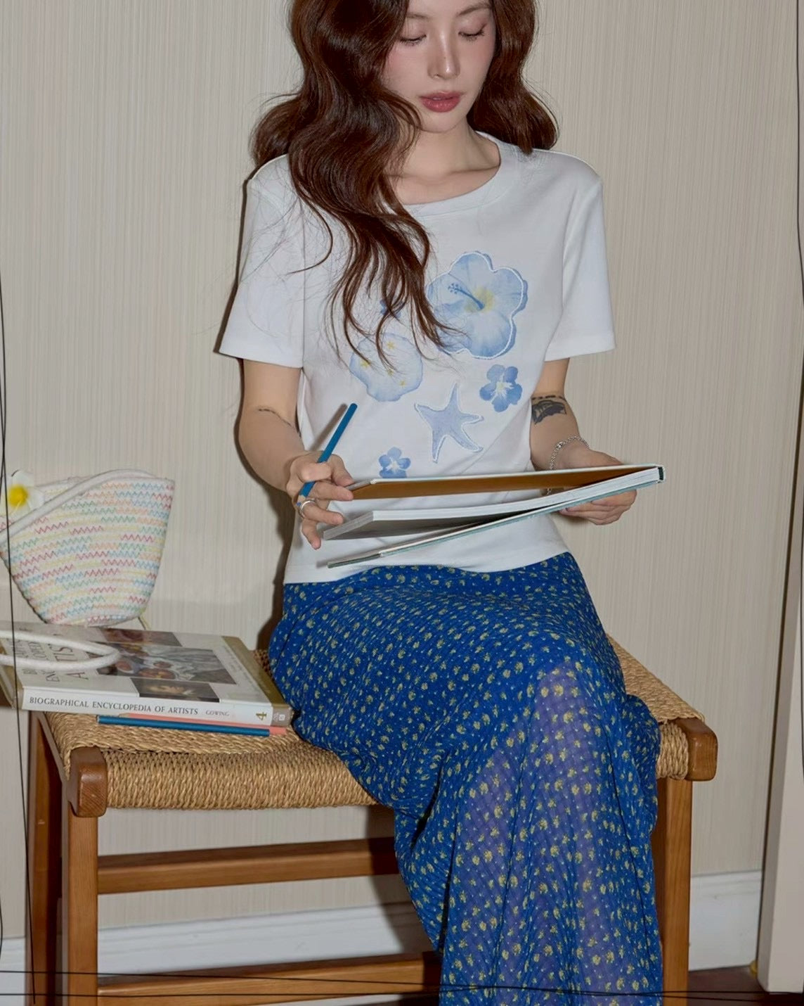Blue marine T-shirt