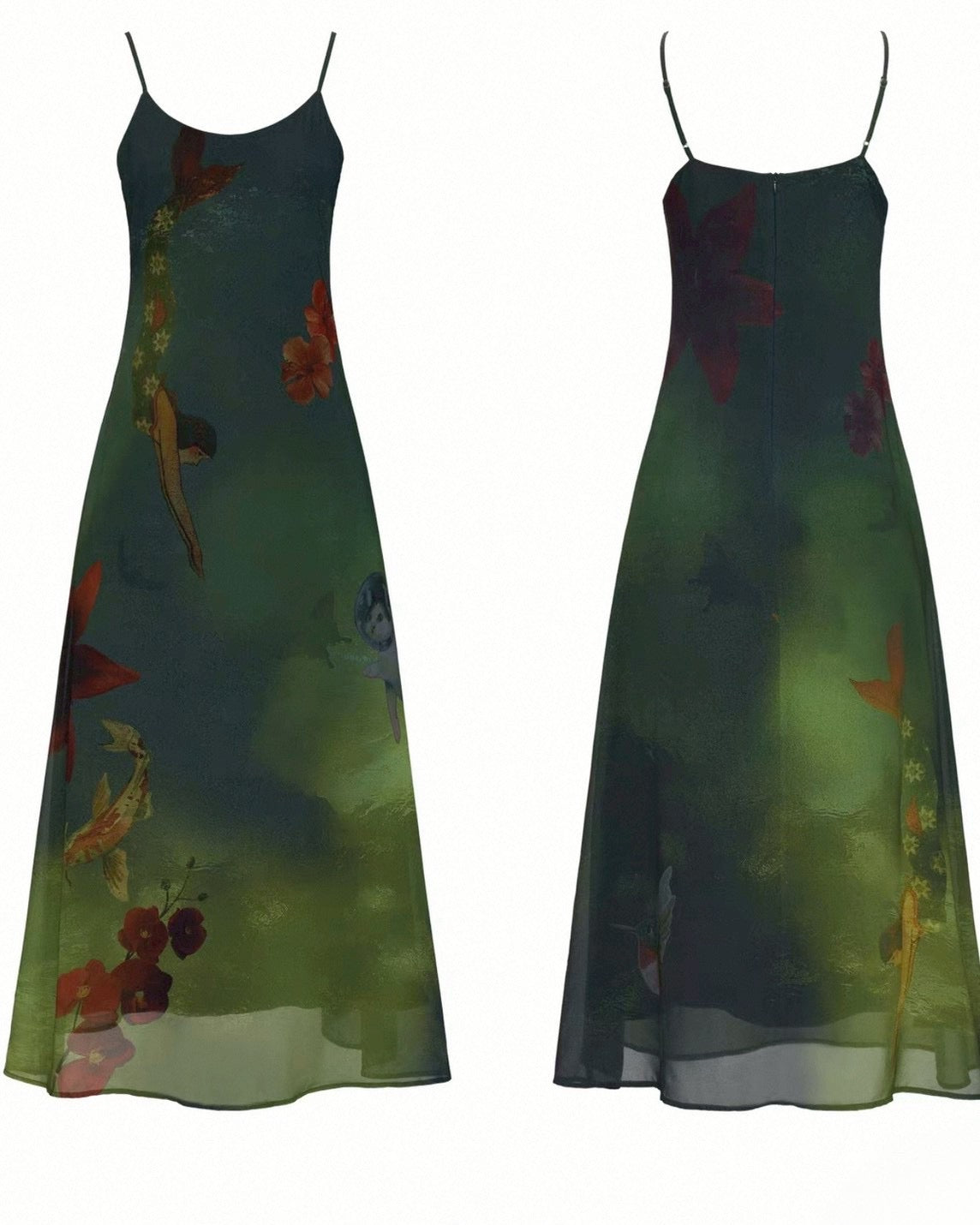 mermaid sick one-piece